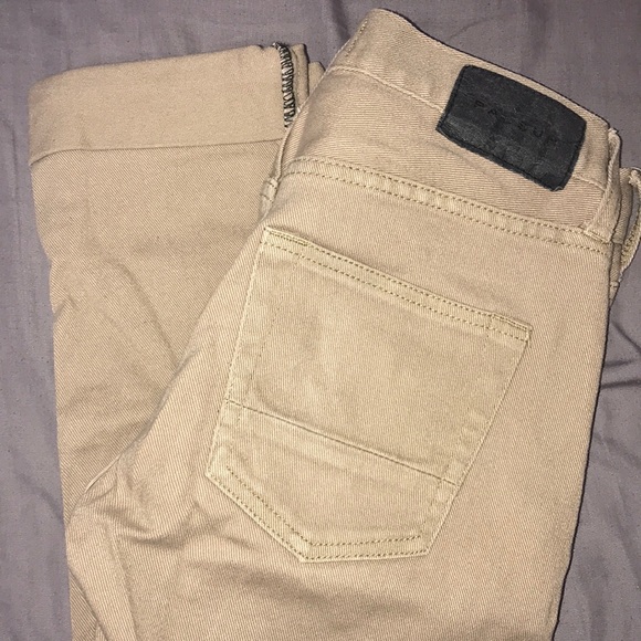 khaki skinny jeans mens